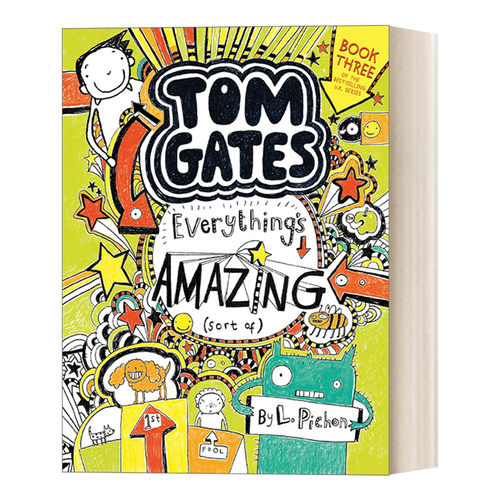 英文原版 Tom Gates Everything's Amazing (Sort Of) 涂鸦小天才汤姆盖茨系列 一切都太棒啦（某种程度上）英文版 进口英语书籍