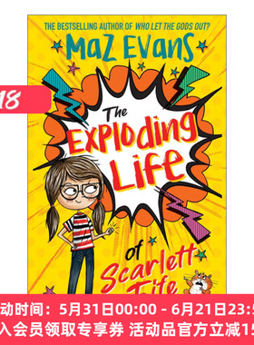 斯嘉丽法夫的爆炸生活  英文原版 The Exploding Life of Scarlett Fife斯嘉丽法夫的爆炸生活 章节桥梁书 Fife 1 英文版