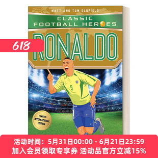 英文原版 Ronaldo Brazil 经典足球明星人物传记 罗纳尔多路易斯 Classic Football Heroes 英文版 进口英语原版书籍