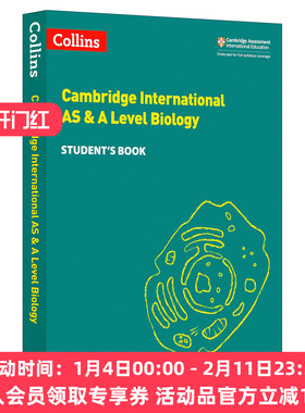 柯林斯剑桥AS & A Level生物学生用书 英文原版 Cambridge AS & A Level Biology Student's Book 英文版 进口英语原版书籍