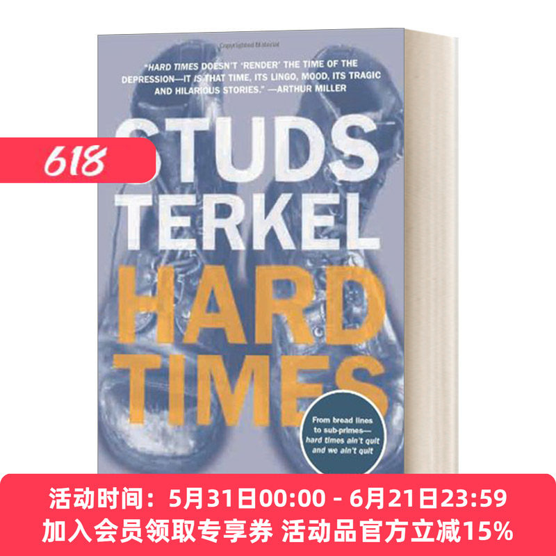 英文原版 Hard Times An Oral History of the Great Depression in America 艰难时代 亲历美国大萧条 英文版 进口英语原版书籍
