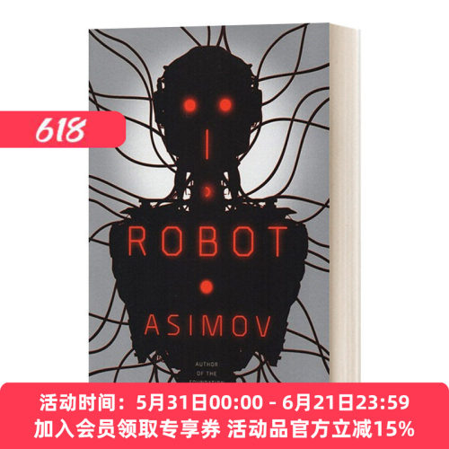 英文原版小说 I Robot 阿西莫夫 我 机器人 英文版 进口英语原版书籍