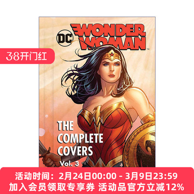 英文原版 DC Comics Wonder Woman The Complete Covers Vol.3 Mini Book DC漫画 神奇女侠漫画封面合集 精装珍藏迷你书 卷三