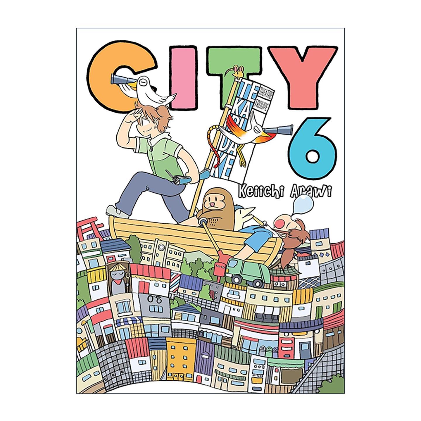 英文原版 City 06 城 卷六 搞笑漫画 日常作者Keiichi Arawi新井圭一 英文版 进口英语原版书籍