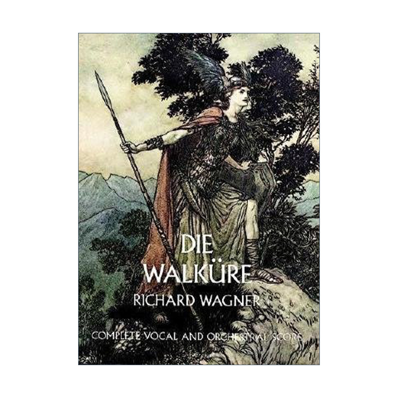 英文原版 Die Walküre 尼伯龙根的指环 女武神 英魂传唤使 歌剧 Richard Wagner 英文版 进口英语原版书籍