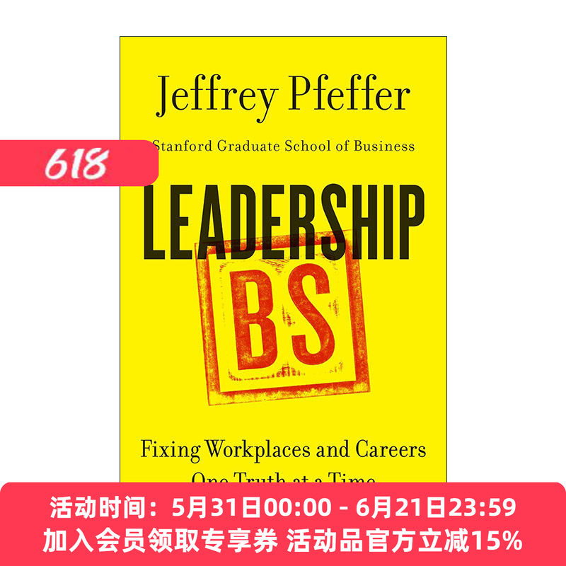 英文原版 Leadership BS 领导力狗屎 精装 斯坦福教授Jeffrey Pfeffer 英文版 进口英语原版书籍
