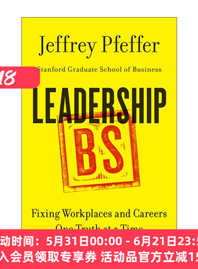 英文原版 Leadership BS 领导力狗屎 精装 斯坦福教授Jeffrey Pfeffer 英文版 进口英语原版书籍
