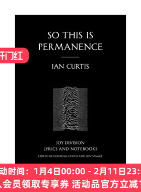 英文原版 So This is Permanence 所以这是永恒  Joy Division歌词及创作笔记集 英文版 进口英语原版书籍
