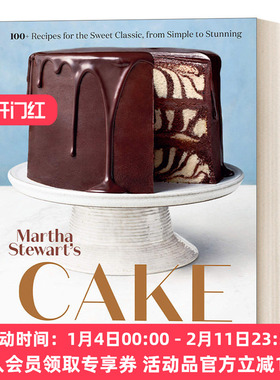 英文原版 Martha Stewart's Cake Perfection A Baking Book 玛莎·斯图尔特的完美蛋糕 100多种经典甜品食谱 精装 英文版 进口书