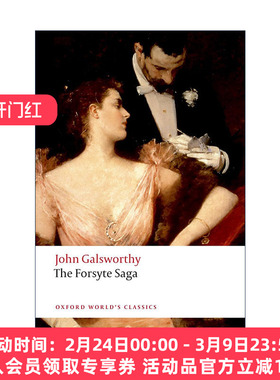 英文原版 The Forsyte Saga 福尔赛世家 高尔斯华绥 牛津世界经典系列 英文版 进口英语原版书籍