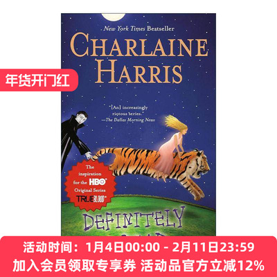 英文原版 Definitely Dead 南方吸血鬼系列06 恶夜追击令 奇幻推理小说 莎莲·哈里斯 英文版 进口英语原版书籍