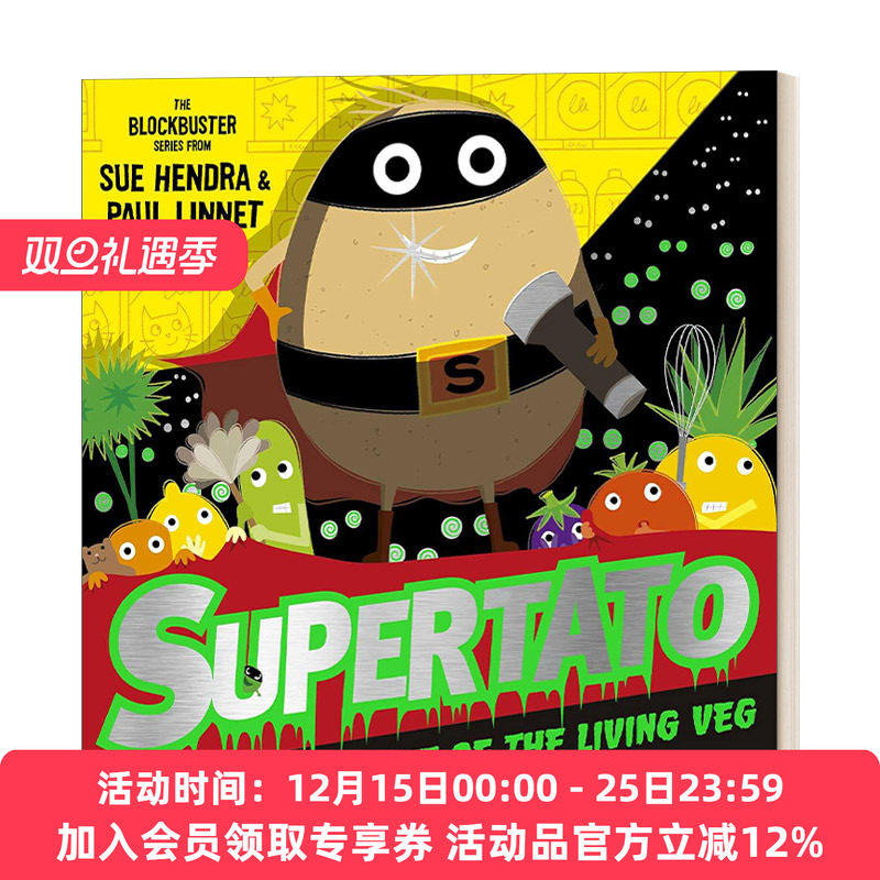 英文原版 Supertato Night Of The Living Veg 土豆超人 蔬菜之夜 Sue Hendra & Paul Linnet 绘本 英文版 进口英语原版书籍