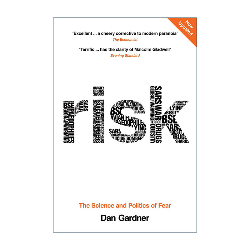 英文原版 Risk 黑天鹅效应 你身边无处不在的风险与恐惧 丹·加德纳 英文版 进口英语原版书籍