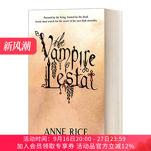 英文原版小说 The Vampire Lestat 吸血鬼莱斯特 英文版 进口英语原版书籍