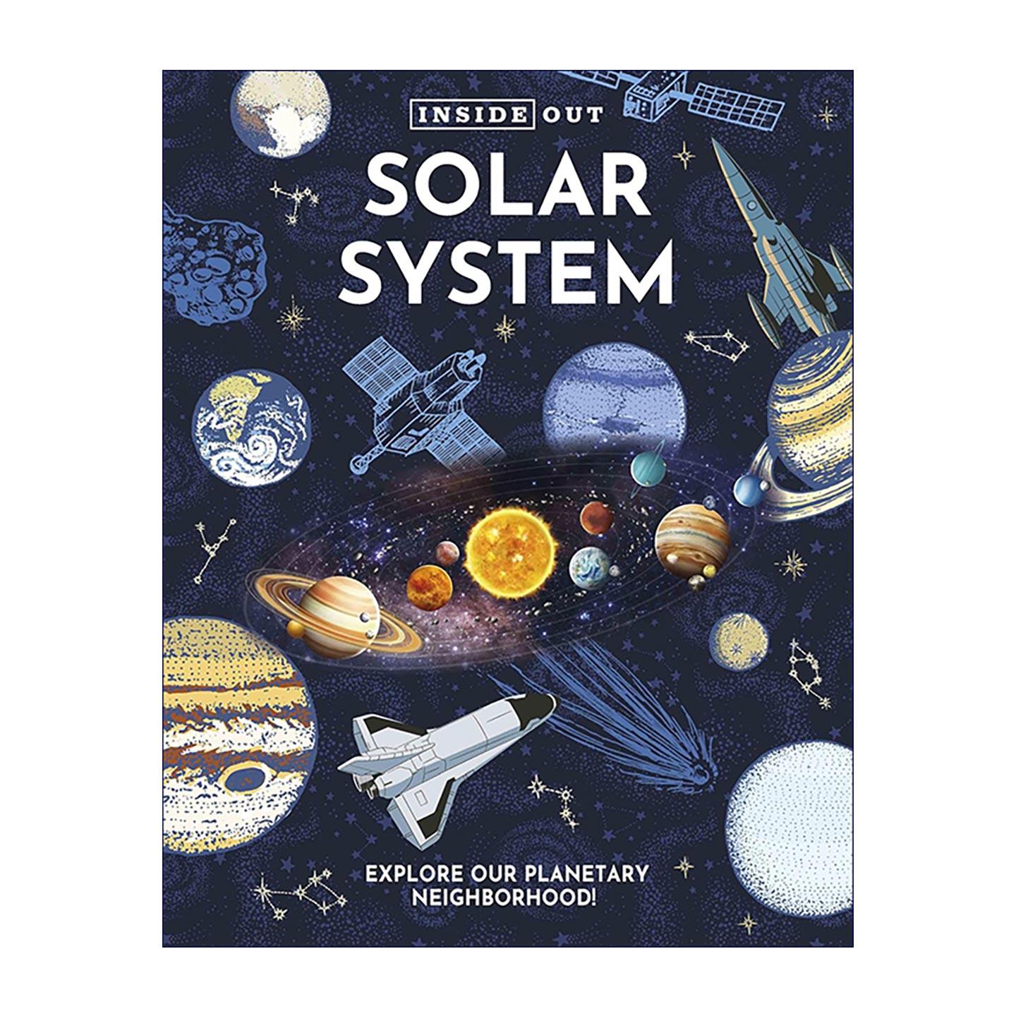 英文原版 Inside Out Solar System 太阳系大揭秘 儿童科普百科绘本精装 全彩插图 英文版 进口英语原版书籍
