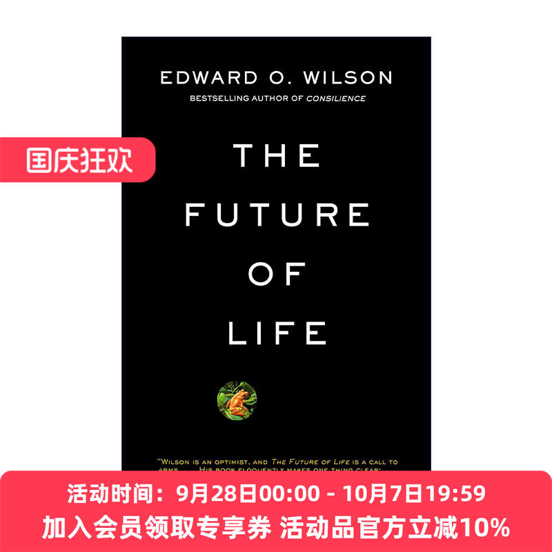 英文原版 The Future of Life 生命的未来 普利策奖得主Edward O. Wilson 英文版 进口英语原版书籍
