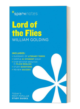 英文原版 Lord of the Flies 蝇王  SparkNotes Literature Guide文学导读系列 英文版 进口英语原版书籍