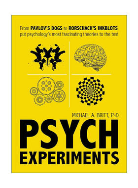 英文原版 Psych Experiments 了解人类行为的50个心理学实验 英文版 进口英语原版书籍