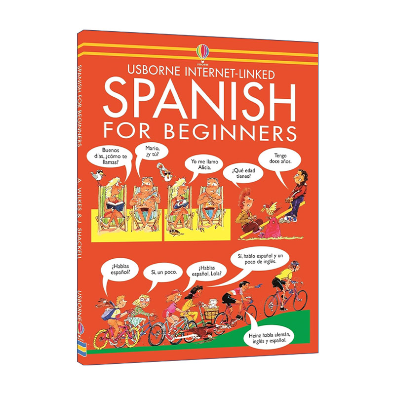 原版 Usborne Spanish for Beginners 西班牙语初学者 含CD 进口原版书籍