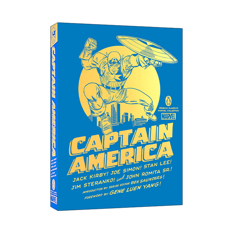 美国队长 英文原版 Captain America Penguin Classics Marvel Collection 企鹅兰登经典漫威系列 漫画 精装收藏版 进口英语书籍