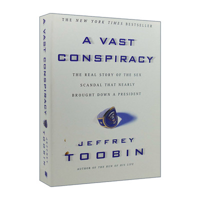 英文原版 A Vast Conspiracy 大阴谋 差点搞掉美国总统的真实性丑闻 英文版 进口英语原版书籍