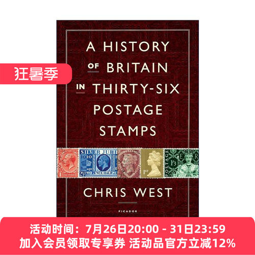 英文原版 A History of Britain in Thirty-six Postage Stamps 英文版 进口英语原版书籍