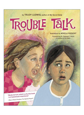 英文原版 Trouble Talk 烦恼谈话 儿童章节桥梁书 欺负 看不见的男孩 隐形男孩作者Trudy Ludwig 精装 英文版 进口英语原版书籍