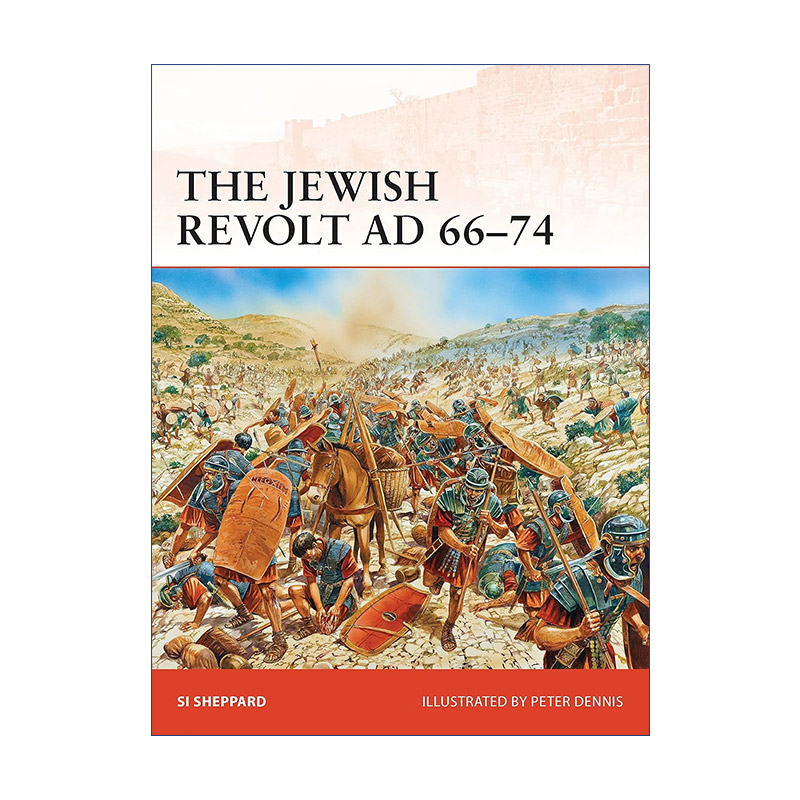 公元66-74年第一次犹太战争英文原版 The Jewish Revolt AD 66–74战争历史系列英文版进口英语原版书籍-封面