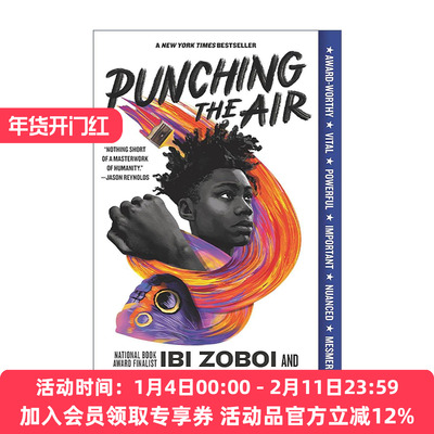 英文原版 Punching the Air 向空挥拳 洛杉矶时报奖 柯克斯年度图书奖 英文版 进口英语原版书籍