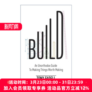 英文版 书籍 用非传统方式 iPod之父 苹果公司前副总裁托尼·法德尔 事 Build 做有价值 进口英语原版 创造 精装 英文原版