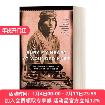 英文原版 Bury My Heart at Wounded Knee 魂归伤膝谷 美国西部印第安人史 英文版 进口英语原版书籍