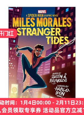 英文原版 蜘蛛侠迈尔斯 陌生的潮汐 Miles Morales Stranger Tides 漫威儿童漫画 英文版 进口英语原版书籍