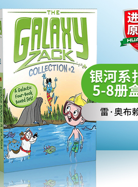 银河系扎克5-8册盒装 英文原版 The Galaxy Zack Collection #2 英文版 进口英语原版书籍
