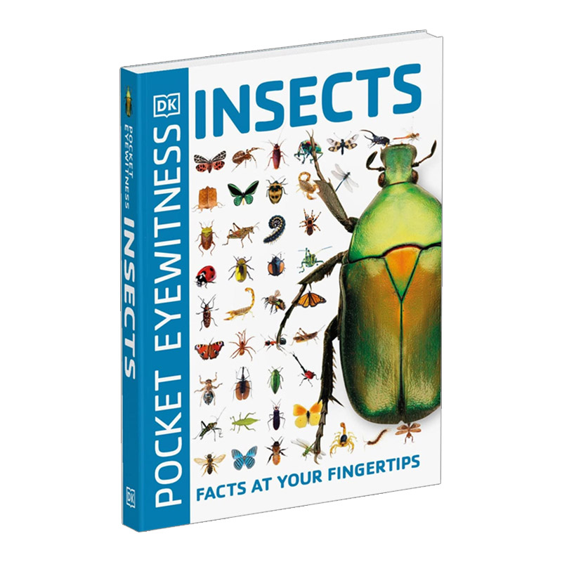 目击者系列昆虫英文原版 Pocket Eyewitness Insects口袋DK口袋书青少年课外科普读物英文版进口英语原版书籍