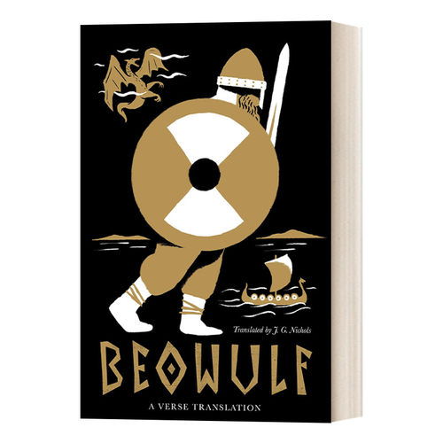 英文原版 Beowulf Dual Language and New Verse Translation 贝奥武夫 古现代英语双语版及新翻译 Alma经典系列 英文版 进口书籍
