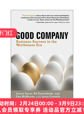 英文原版 Good Company 好公司 价值时代的商业成功 财富杂志100强考察 Laurie Bassi 精装 英文版 进口英语原版书籍