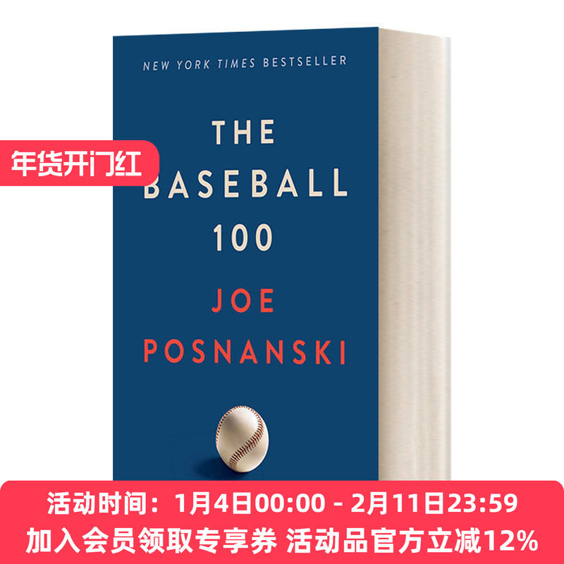 英文原版 The Baseball 100  棒球 精装 英文版 进口英语原版书籍