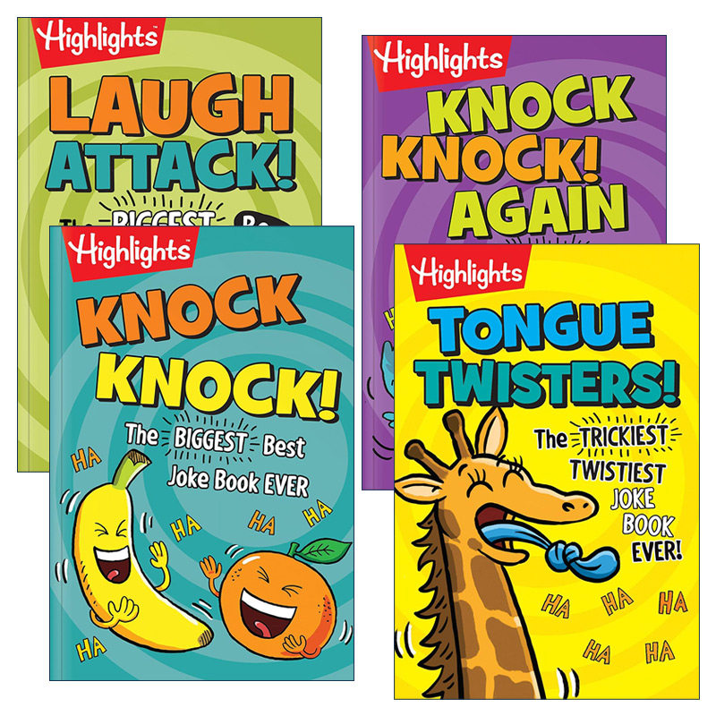 英文原版 Highlights™ Laugh Attack! Joke Books 亮点儿童幽默笑话攻击书系列4册 培养语感与社交能力 英文版 进口英语原版书籍