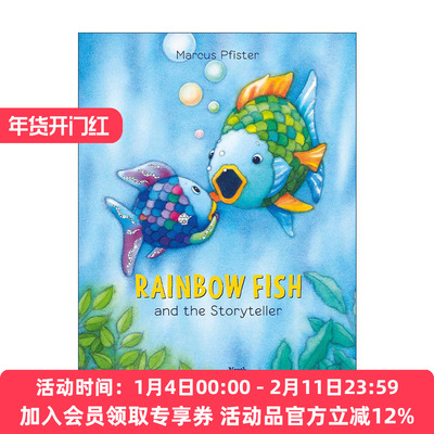英文原版 Rainbow Fish and the Storyteller 彩虹鱼与讲故事的人 儿童图画故事书 英文版 进口英语原版书籍
