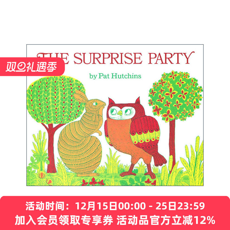 英文原版 The Surprise Party 惊喜派对 Pat Hutchins 母鸡萝丝去散步同作者 英文版 进口英语原版书籍