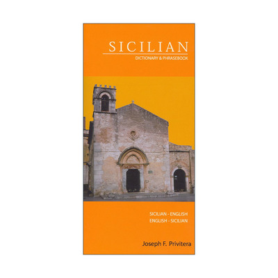 英文原版 Sicilian-English English-Sicilian Dictionary and Phrasebook 西西里语-英语双解词典与常用语手册 进口英语原版书籍