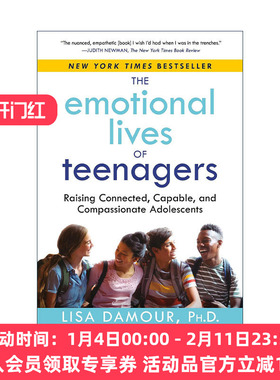 英文原版 The Emotional Lives of Teenagers 青春期情绪密码 青少年父母急需的教养指南 Lisa Damour 英文版 进口英语原版书籍