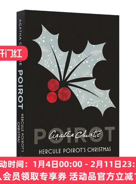 英文原版 Poirot — Hercule Poirot's Christmas 大侦探波洛系列 圣诞探案记 阿加莎侦探推理小说 英文版 进口英语原版书籍