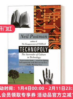 英文原版 Technopoly 技术垄断 文化向技术投降 英文版 进口英语原版书籍