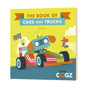 Trucks 英文原版 Cars 汽车与卡车之书 STEM主题绘本 进口原版 Book 少儿科普百科 The 英语书籍 英文版 and