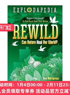 英文原版 Explodapedia: Rewild 爆炸科普系列 恢复自然 英文版 进口英语原版书籍
