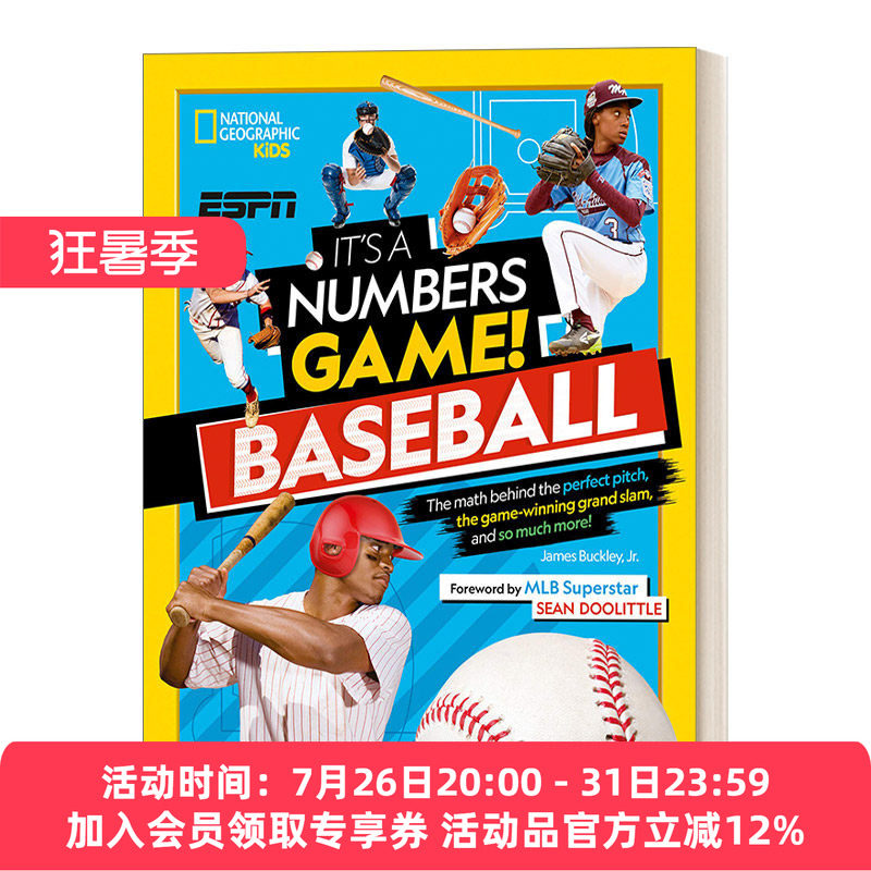 英文原版 It's a Numbers Game Baseball  这是一个数字游戏 棒球 完美投球 赢得比赛的大满贯等等背后的数学 英文版 进口英语书籍