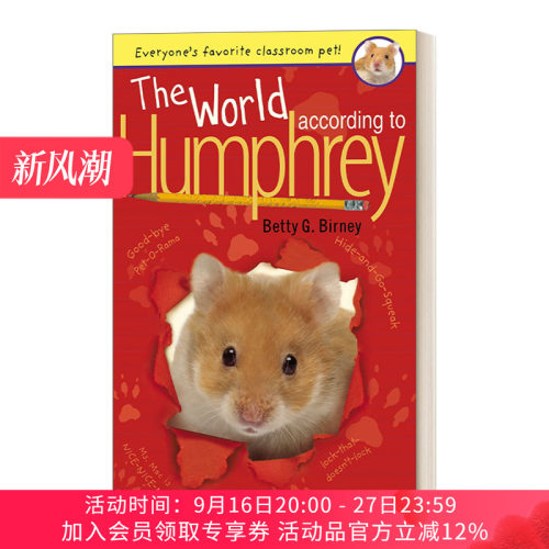 汉弗瑞的世界 英文原版 The World According to Humphrey 儿童校园动物小说 Betty G. Birney 英文版 进口英语原版书籍