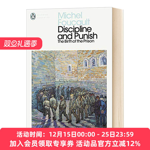 华研原版 规训与惩罚 英文原版 Discipline and Punish 米歇尔福柯 英文版进口原版英语书籍
