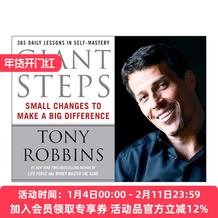 英文原版 Giant Steps 巨人的脚步 托尼罗宾斯 英文版 进口英语原版书籍